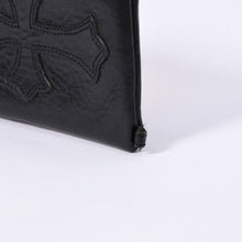 Load image into Gallery viewer, CHROME HEARTS クロムハーツ WALLET ZIP TINY タイニージップウォレット 財布 CHクロスパッチ ダガー レザー シルバー925 美品 中古 4a003785