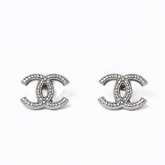 極美品 CHANEL シャネル ピアス ココマーク スターバースト A15C メタル earrings COCO Starburst A15C metal 美品 中古 4a000656