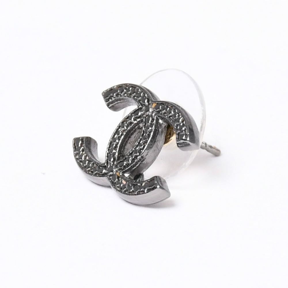 極美品 CHANEL シャネル ピアス ココマーク スターバースト A15C メタル earrings COCO Starburst A15C metal 美品 中古 4a000656