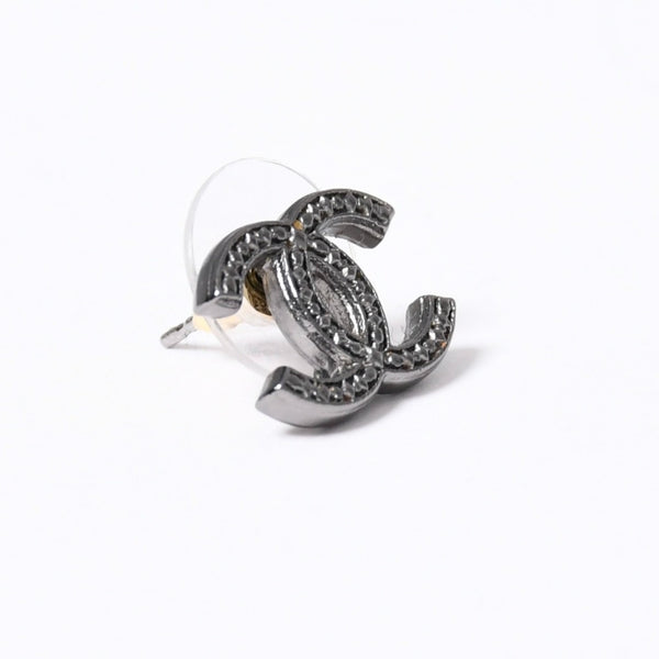 極美品 CHANEL シャネル ピアス ココマーク スターバースト A15C メタル earrings COCO Starburst A15C metal 美品 中古 4a000656