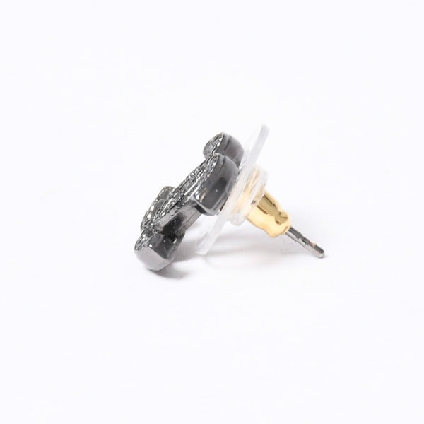 極美品 CHANEL シャネル ピアス ココマーク スターバースト A15C メタル earrings COCO Starburst A15C metal 美品 中古 4a000656