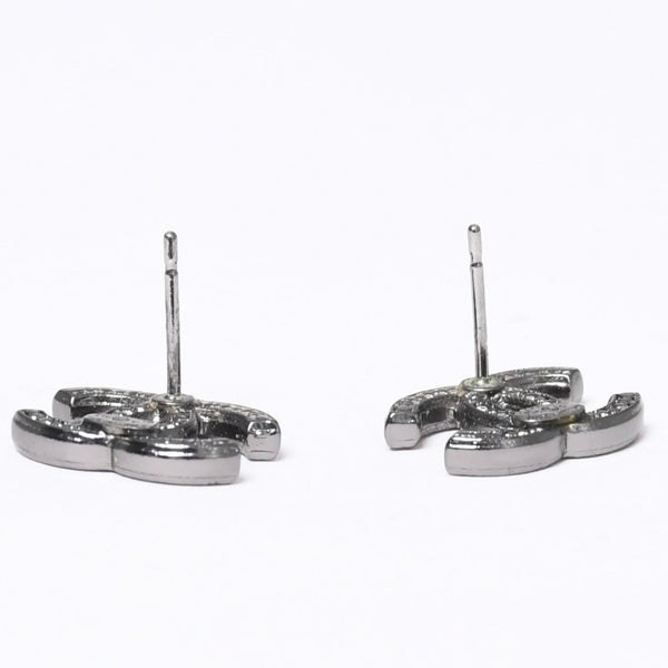 極美品 CHANEL シャネル ピアス ココマーク スターバースト A15C メタル earrings COCO Starburst A15C metal 美品 中古 4a000656