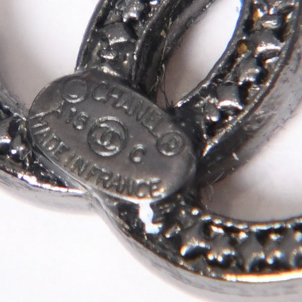 極美品 CHANEL シャネル ピアス ココマーク スターバースト A15C メタル earrings COCO Starburst A15C metal 美品 中古 4a000656