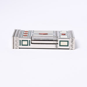 S.T. S.T. Dupont MEDICI Line 2 16471, weight approximately 132.73g, 2005 limited edition, 1440/3420, platinum coated, excellent condition, pre-owned. (Item number: 4a003627)