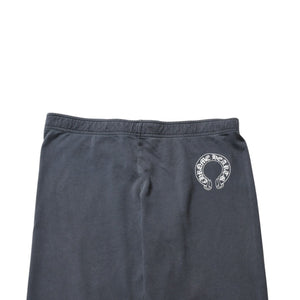CHROME HEARTS クロムハーツ フローラルクロス ホースシュープリント スウェットパンツ SW ジョガーパンツ チャコール Sサイズ 美品 中古 4a003783