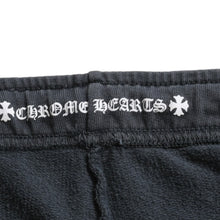 画像をギャラリービューアに読み込む, CHROME HEARTS クロムハーツ フローラルクロス ホースシュープリント スウェットパンツ SW ジョガーパンツ チャコール Sサイズ 美品 中古 4a003783