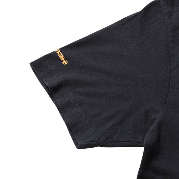 CHROME HEARTS Chrome Hearts Short Sleeve Pocket T-Shirt Gradient Logo CH Cross Logo Horseshoe Black S Size Short Sleeve T-Shirt Good Condition Used 4a003778