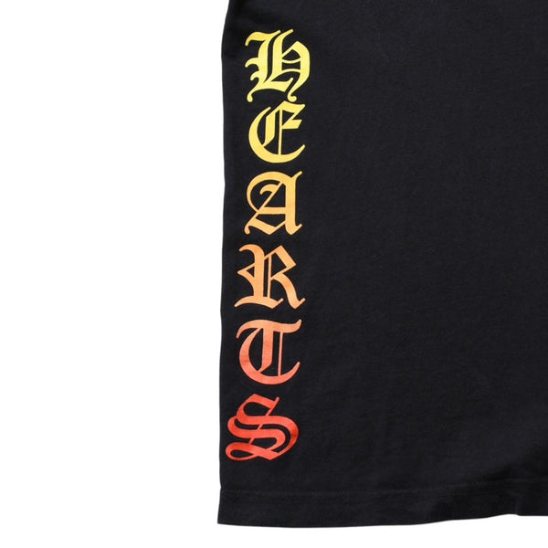 CHROME HEARTS Chrome Hearts Short Sleeve Pocket T-Shirt Gradient Logo CH Cross Logo Horseshoe Black S Size Short Sleeve T-Shirt Good Condition Used 4a003778