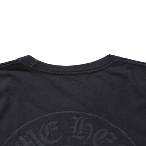 CHROME HEARTS Chrome Hearts Short Sleeve Pocket T-Shirt Gradient Logo CH Cross Logo Horseshoe Black S Size Short Sleeve T-Shirt Good Condition Used 4a003778