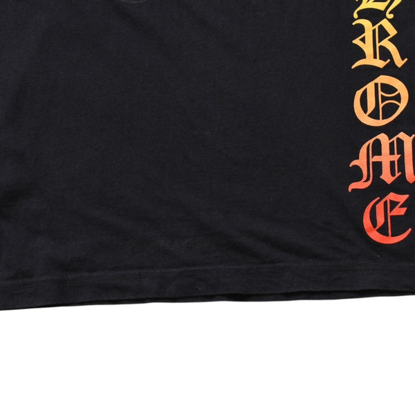 CHROME HEARTS Chrome Hearts Short Sleeve Pocket T-Shirt Gradient Logo CH Cross Logo Horseshoe Black S Size Short Sleeve T-Shirt Good Condition Used 4a003778