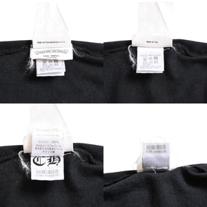 CHROME HEARTS Chrome Hearts Short Sleeve Pocket T-Shirt Gradient Logo CH Cross Logo Horseshoe Black S Size Short Sleeve T-Shirt Good Condition Used 4a003778