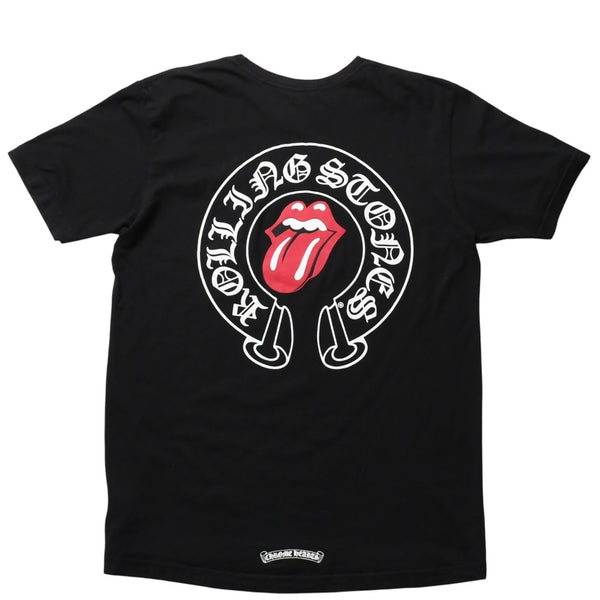 CHROME HEARTS クロムハーツ ザ ローリング・ストーンズ コラボレーションTシャツ ポケットTシャツ リップ&タン XLサイズ 美品 中古 4a003779