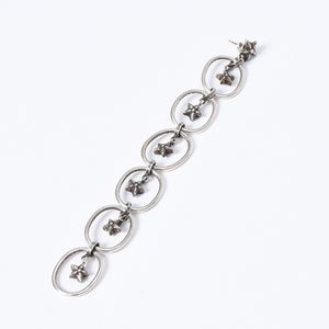 Very good condition CHROME HEARTS PAPER OVAL STAR DROP paper oval star drop earrings Weight approx. 13.14g One ear Used 4a003613