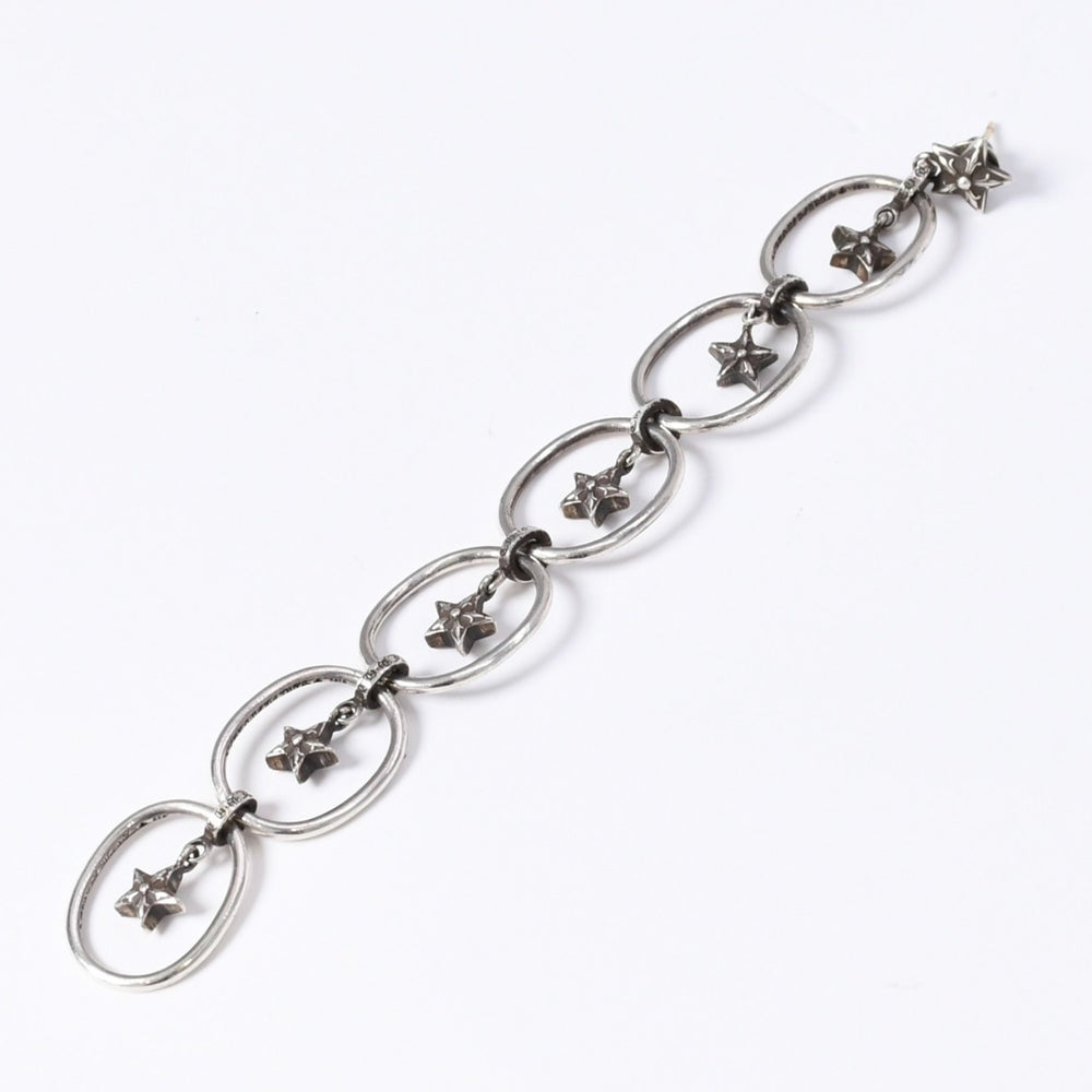 Very good condition CHROME HEARTS PAPER OVAL STAR DROP paper oval star drop earrings Weight approx. 13.00g One ear Used 4a003632