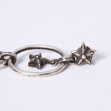 Load image into Gallery viewer, 極美品 CHROME HEARTS クロムハーツ PAPER OVAL STAR DROP ペーパーオーバルスター ドロップピアス 重量約13.00g 片耳用 中古 4a003632
