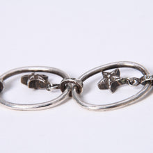 Load image into Gallery viewer, 極美品 CHROME HEARTS クロムハーツ PAPER OVAL STAR DROP ペーパーオーバルスター ドロップピアス 重量約13.00g 片耳用 中古 4a003632