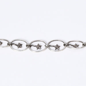 Very good condition CHROME HEARTS PAPER OVAL STAR DROP paper oval star drop earrings Weight approx. 13.14g One ear Used 4a003613