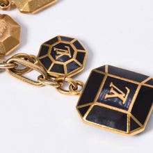 Load image into Gallery viewer, LOUIS VUITTON ルイヴィトン キーホルダー ポルトクレカボジョン M66001 アマラント キーチャーム ゴールド ブラック 美品 中古 4a003767
