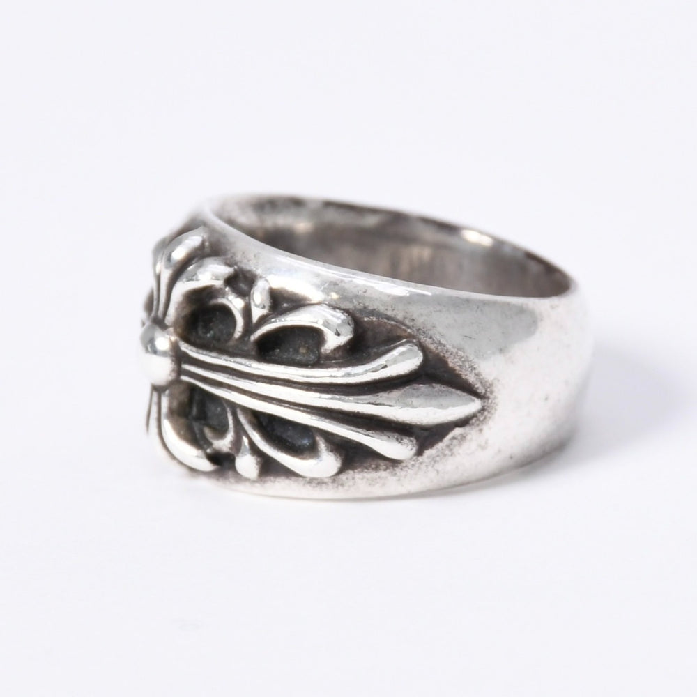 Very good condition CHROME HEARTS FLORAL CROSS ring Weight approx. 18.05g Size 17 Used 4a003775