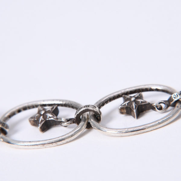 Very good condition CHROME HEARTS PAPER OVAL STAR DROP paper oval star drop earrings Weight approx. 13.14g One ear Used 4a003613