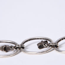 Load image into Gallery viewer, 極美品 CHROME HEARTS クロムハーツ PAPER OVAL STAR DROP ペーパーオーバルスター ドロップピアス 重量約13.14g 片耳用 中古 4a003613