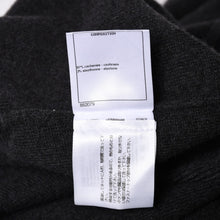 Load image into Gallery viewer, 新品未使用 CHANEL シャネル 22AW カシミヤ ニットカーディガン P72997K10494 サイズ38 ココマーク グリッター チャコール 中古 4a003614