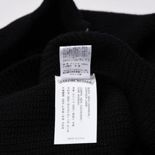 Load image into Gallery viewer, 新品未使用 CHROME HEARTS クロムハーツ ハーフジップニットセーター カシミヤ シルバー925 Mサイズ ニット ラムレザー ダガー CHクロスパッチ スクロールラベル 中古 4a003755