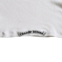 画像をギャラリービューアに読み込む, CHROME HEARTS クロムハーツ タンクトップ オールドクロム ホワイト ケルティッククロス スクロールラベル 美品 中古 4a003629