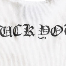 画像をギャラリービューアに読み込む, CHROME HEARTS クロムハーツ タンクトップ オールドクロム ホワイト ケルティッククロス スクロールラベル 美品 中古 4a003629