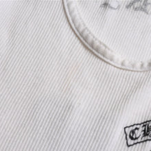 画像をギャラリービューアに読み込む, CHROME HEARTS クロムハーツ タンクトップ オールドクロム ホワイト ケルティッククロス スクロールラベル 美品 中古 4a003629