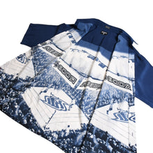 画像をギャラリービューアに読み込む, 極美品 ROCAWEAR ロカウェア BOXING ボクシングリング柄 ブルー ホワイト ネイビー 総柄 シャツ 半袖シャツ サイズXXL 中古 4a002724