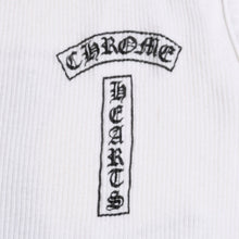 画像をギャラリービューアに読み込む, CHROME HEARTS クロムハーツ タンクトップ オールドクロム ホワイト ケルティッククロス スクロールラベル 美品 中古 4a003629