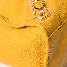 画像をギャラリービューアに読み込む, BALENCIAGA バレンシアガ クラシック メタリック エッジ シティ ハンドバッグ ショルダーバッグ 390154 ゴートスキン イエロー ゴールド金具 スタッズ 2way 美品 中古 4a003657