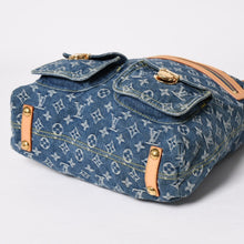 Load image into Gallery viewer, 極美品 LOUIS VUITTON ルイヴィトン モノグラムデニム バギーGM ショルダーバッグ ハンドバッグ M95048 インディゴブルー ゴールド金具 中古 4a003639