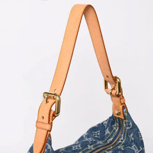 Load image into Gallery viewer, 極美品 LOUIS VUITTON ルイヴィトン モノグラムデニム バギーGM ショルダーバッグ ハンドバッグ M95048 インディゴブルー ゴールド金具 中古 4a003639