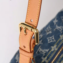 Load image into Gallery viewer, 極美品 LOUIS VUITTON ルイヴィトン モノグラムデニム バギーGM ショルダーバッグ ハンドバッグ M95048 インディゴブルー ゴールド金具 中古 4a003639