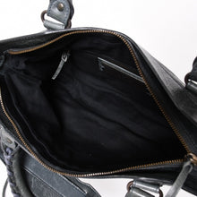 画像をギャラリービューアに読み込む, BALENCIAGA バレンシアガ ザ ファースト ハンドバッグ ショルダーバッグ 103208 ラムスキン ダークグレー メタルブラック金具 2way 美品 中古 4a003641