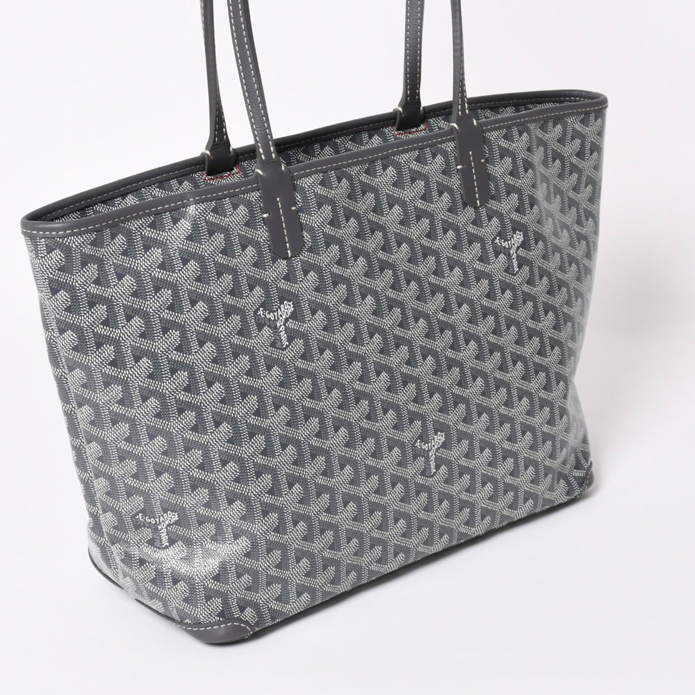 新品同様品 GOYARD ゴヤール アルトワ トートバッグ サンルイPM ゴヤールディンキャンバス SOA020256 グレー 中古 4a003669