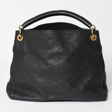 画像をギャラリービューアに読み込む, 極美品 LOUIS VUITTON ルイヴィトン アーツィーMM ワンショルダーバッグ ハンドバッグ M93448 カーフスキン モノグラムアンプラント ブラック ゴールド金具 中古 4a003503