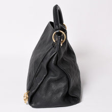 画像をギャラリービューアに読み込む, 極美品 LOUIS VUITTON ルイヴィトン アーツィーMM ワンショルダーバッグ ハンドバッグ M93448 カーフスキン モノグラムアンプラント ブラック ゴールド金具 中古 4a003503