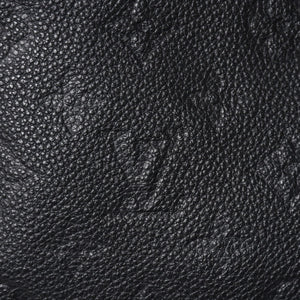 極美品 LOUIS VUITTON ルイヴィトン アーツィーMM ワンショルダーバッグ ハンドバッグ M93448 カーフスキン モノグラムアンプラント ブラック ゴールド金具 中古 4a003503