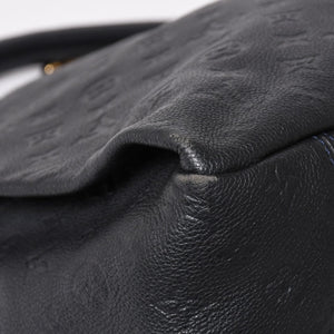 極美品 LOUIS VUITTON ルイヴィトン アーツィーMM ワンショルダーバッグ ハンドバッグ M93448 カーフスキン モノグラムアンプラント ブラック ゴールド金具 中古 4a003503