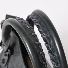 画像をギャラリービューアに読み込む, BALENCIAGA バレンシアガ ザ ファースト ハンドバッグ ショルダーバッグ 103208 ラムスキン ダークグレー メタルブラック金具 2way 美品 中古 4a003641