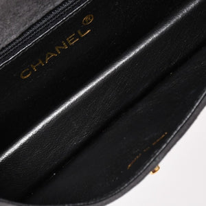 極美品 CHANEL シャネル トップハンドル ハンドバッグ 3番台 ココマーク スウェード ターンロック ダークグレー ゴールド金具 中古 4a003643