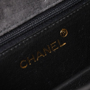 極美品 CHANEL シャネル トップハンドル ハンドバッグ 3番台 ココマーク スウェード ターンロック ダークグレー ゴールド金具 中古 4a003643