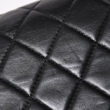 画像をギャラリービューアに読み込む, 楽天Shopify商品名取込用 極美品 CHANEL シャネル マトラッセ25 Wフラップ Wチェーンショルダーバッグ 6番台 ラムスキン ココマーク ブラック シルバー金具 中古 4a003645 6