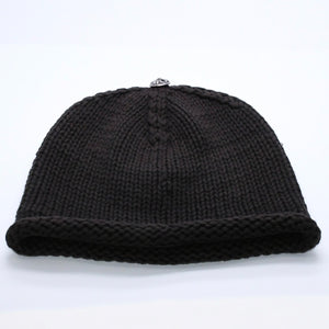 CHROME HEARTS BEANIE CASH CH CROSS CH Cross Beanie Knit Cap Early Model Cross Patch Cashmere Silver 925 Good Condition Used 4a003867