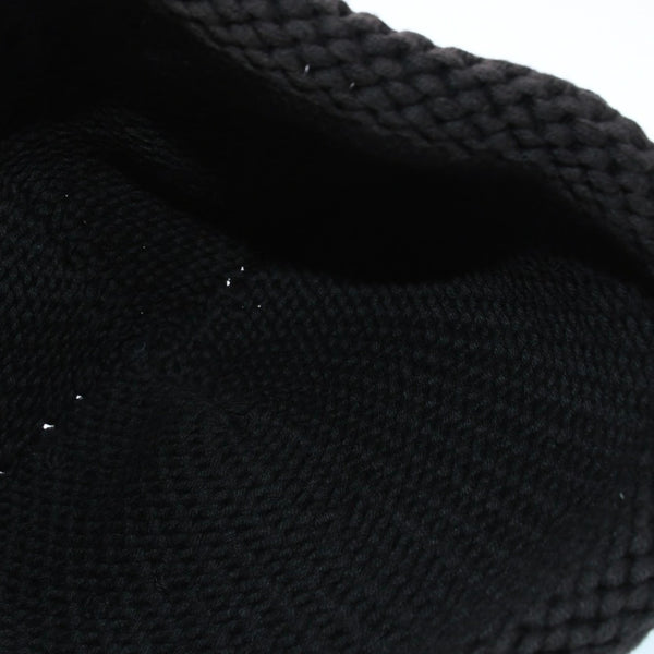CHROME HEARTS BEANIE CASH CH CROSS CH Cross Beanie Knit Cap Early Model Cross Patch Cashmere Silver 925 Good Condition Used 4a003867