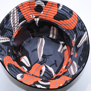 Very good condition CHANEL Cocomark M23A Hat Cotton Black Pink Multicolor Used 4a002780