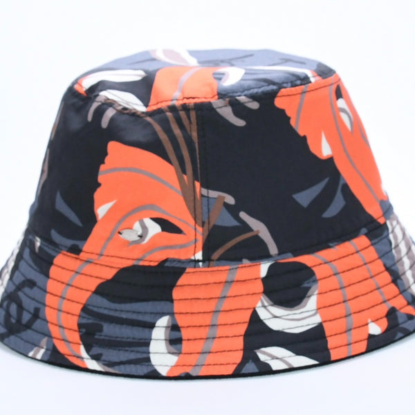 Very good condition CHANEL Cocomark M23A Hat Cotton Black Pink Multicolor Used 4a002780